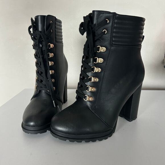 Black Heeled Boots - Picture 2 of 3